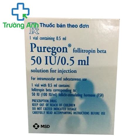 puregon 50 i.u./0.5ml vial