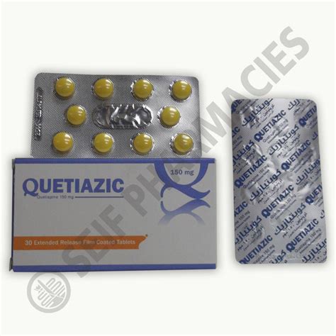 سعر دواء quetiazic xr 150 mg 30 tabs.