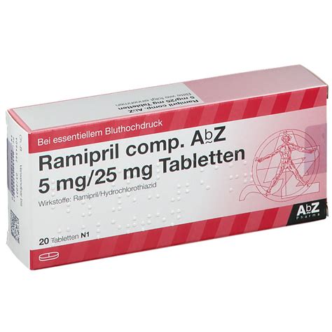 ramipril comp 5/25 mg 7 tabs.