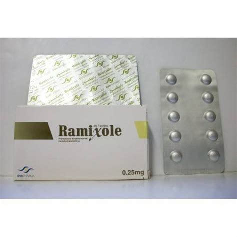 سعر دواء ramixole 0.25mg 30 tabs.