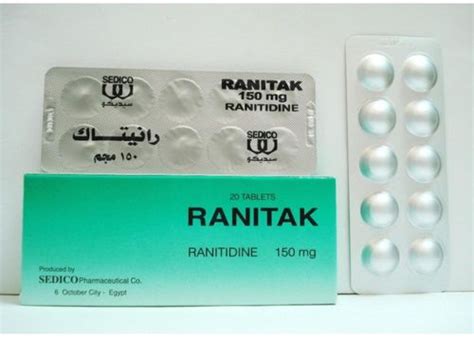 ranitak 150mg 20 tab. (cancelled)