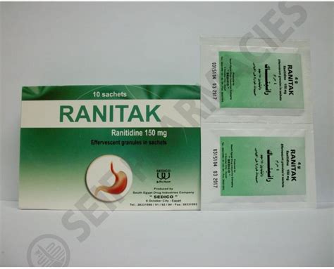 ranitak 150mg eff. gr. in 10 sachets (cancelled)