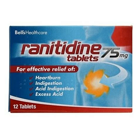 ranitidine 75mg eff. gr. in 6 sachets (cancelled)