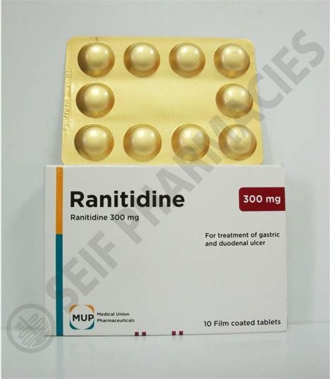 سعر دواء ranitidine-mup 300mg 10 f.c.tab. (cancelled)