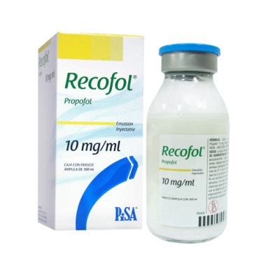 recofol 10mg/ml 100ml vial (hospitals)