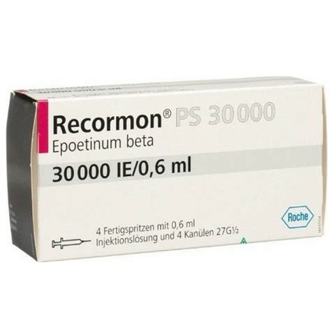 recormon 3000 i.u. 6 pref. syringes(n/a yet)