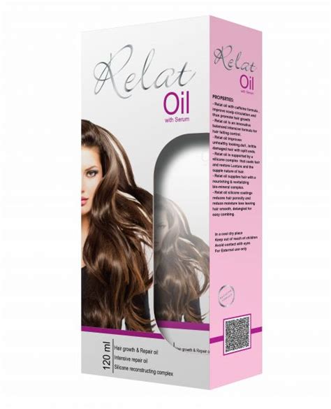 relat hair oil with serum 120 ml