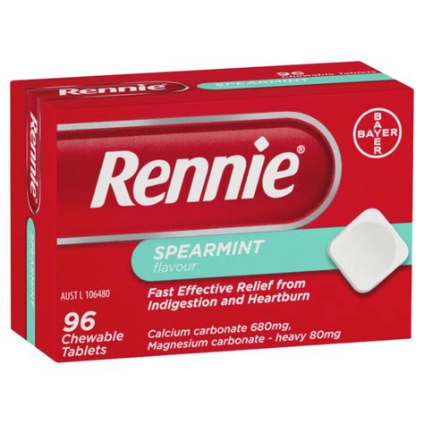 سعر دواء rennie 96 chew. tab.