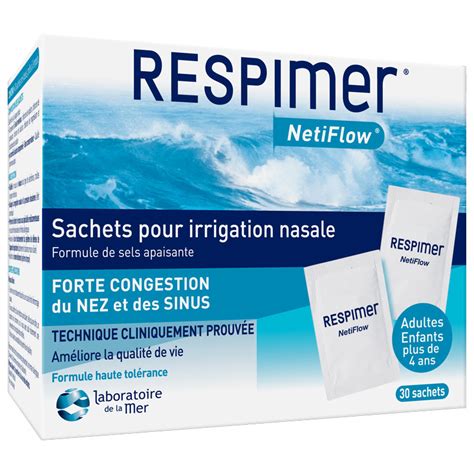 respimer nasal irrigation kit (30 sachets)