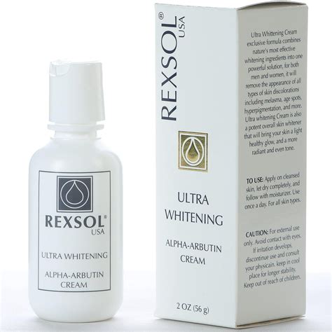 rexsol ultra whitening alpha arbutin cream 56 gm