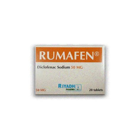 rheumafen 50mg 20 enteric coated tab.