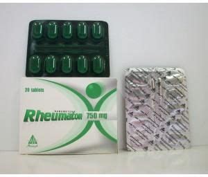 سعر دواء rheumaton 750mg 10 f.c. tabs.
