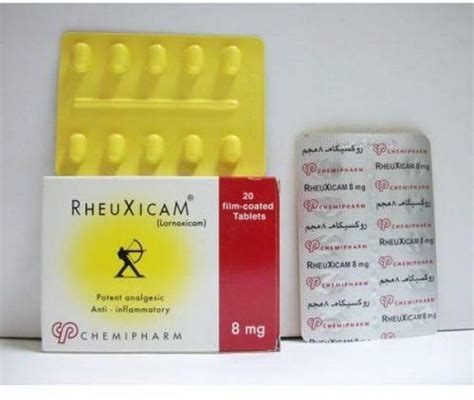 rheuxicam 8mg 20 f.c.tab.