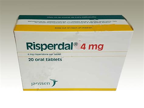 risperdal 4mg 20/tab