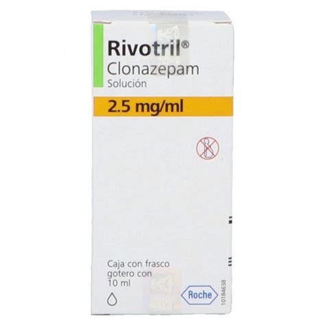 rivotril 2.5mg/ml oral drops. 10 ml