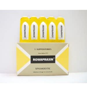 سعر دواء rowapraxin 10mg 5 supp.