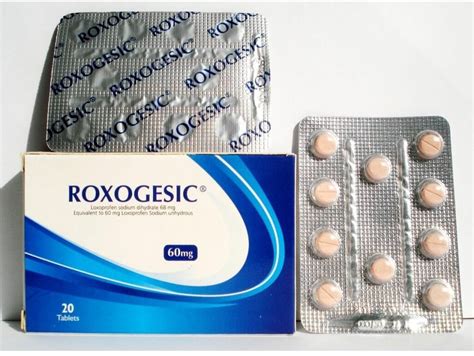 سعر دواء roxogesic 60mg 20 tab.