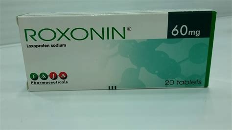 سعر دواء roxonin 60mg 20 f.c.tab.