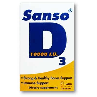 سعر دواء سانسو دي3 10000 وحدة دولية 60 قرص