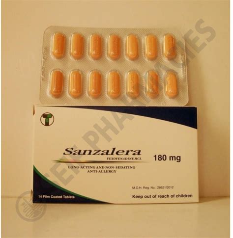 سعر دواء sanzalera 180mg 14 f.c. tab.