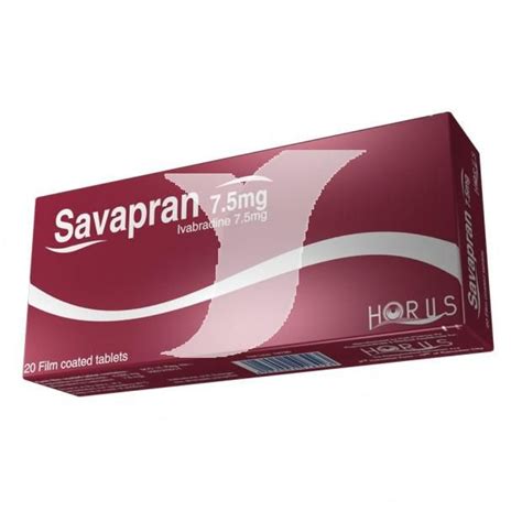 سعر دواء savapran 7.5 mg 20 f.c. tabs.