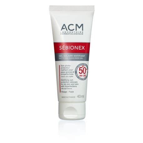 sebionex mattifying gel spf 50 - 40 ml