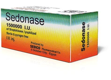 sedonase 1500000 i.u. vial