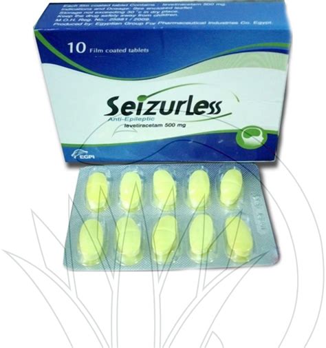 seizurless 500mg 30 f.c. tab.