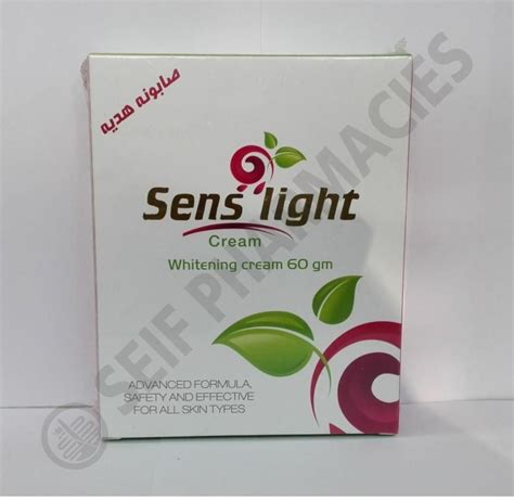sens light whitening cream 60 gm