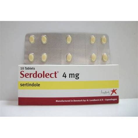 سعر دواء serdolect 4mg 10 f.c. tab.