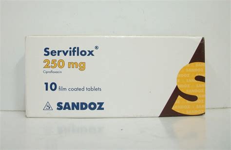 serviflox 250 mg 10 f.c.tab.