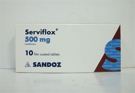 سعر دواء serviflox 500mg 10 f.c.tab.