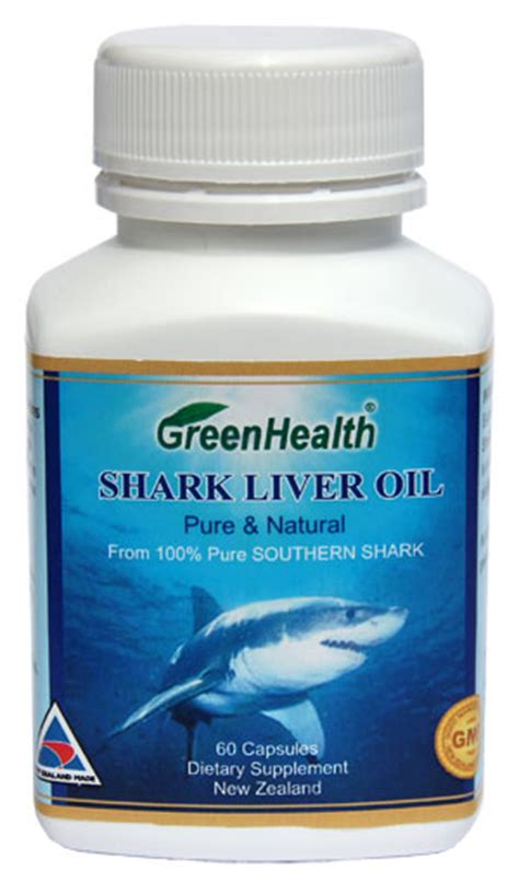 shark liver oil 1000mg 10 caps.