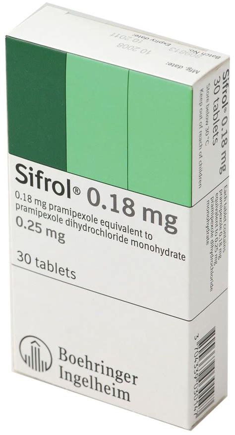 سعر دواء sifrol 0.18mg 30 tab.