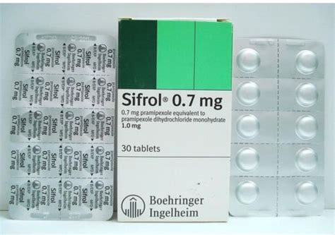 sifrol 1 mg tab