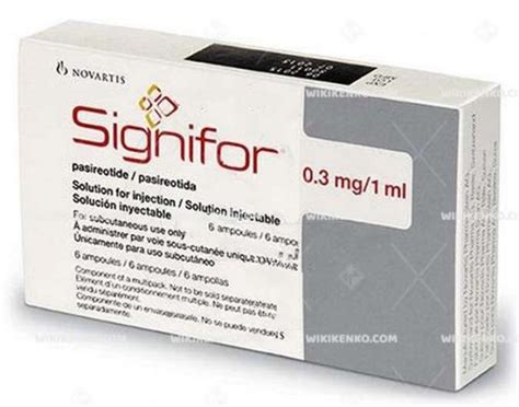 سعر دواء signifor 0.3mg/ml 30 amp.