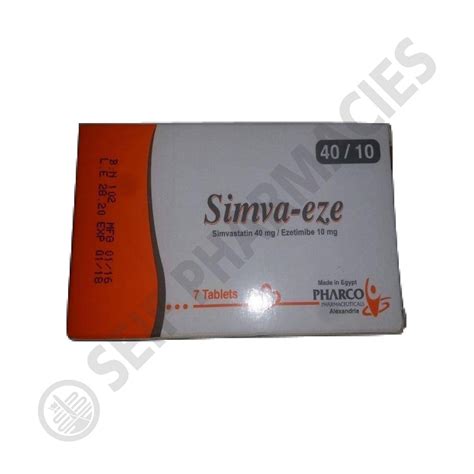 سعر دواء simva-eze 40/10mg 7 tab.