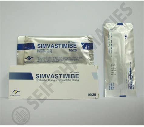 سعر دواء simvastimibe 10/80mg 20 tabs.