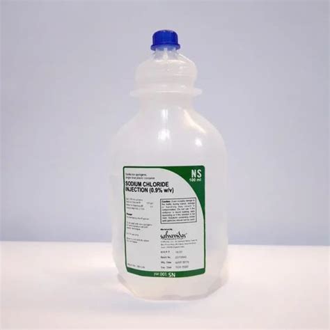 sodium chloride 0.9% w/v i.v. inf. (pol)