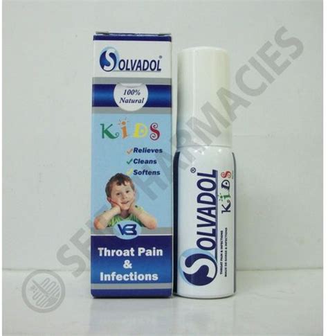solvadol kids throat spray 20 ml