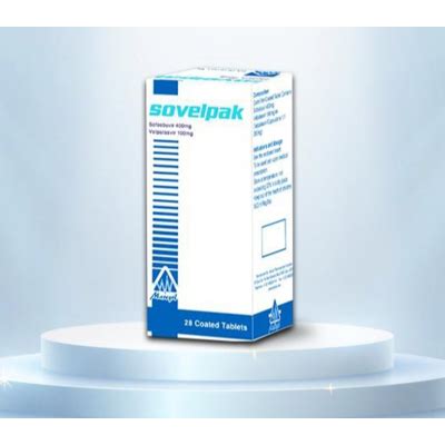 sovelpak 400/100mg 28 tablets