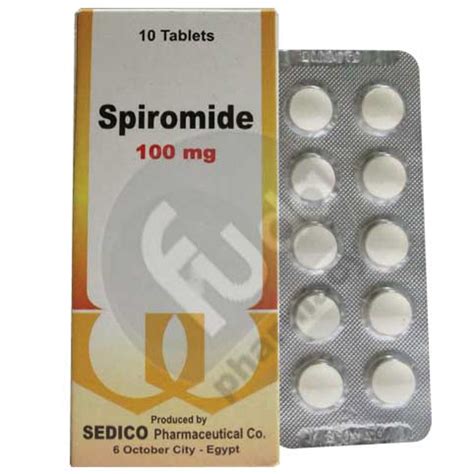 سعر دواء سبيروميد 100مجم 10اقراص