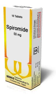 سعر دواء spiromide 50/20mg 10 f.c.tab.