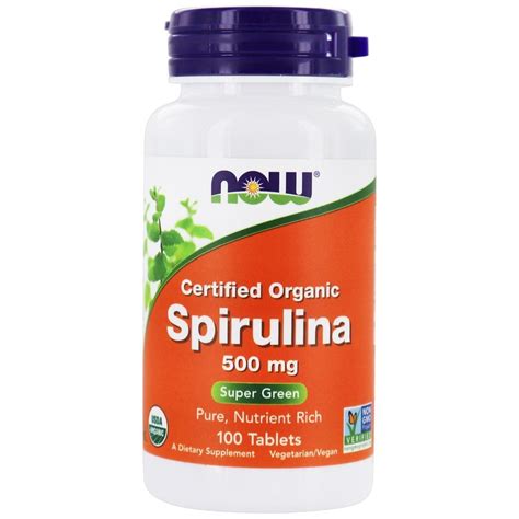 spirulina 500 mg 100 tablets (illegal import)