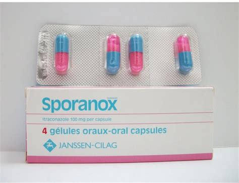 sporanox 100mg 4/cap