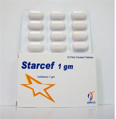 starcef 1gm 12 f.c. tab.