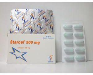 starcef 500mg 20 cap.