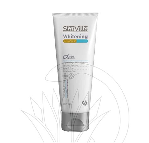 starville whitening facial cleanser 200 ml