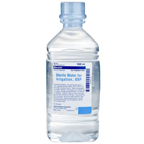 sterile water for irrigation (1000ml)