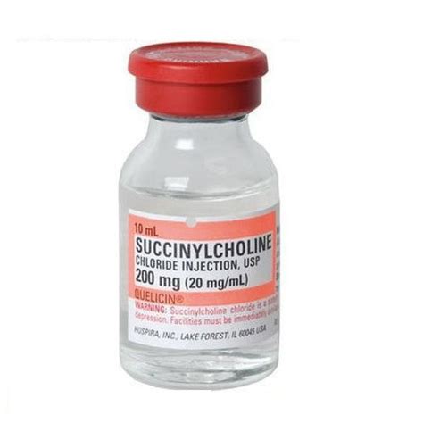 succinylcholine chloride 5 i.v. amp.